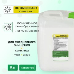 Крем-мыло антибактериальное 5 л АЛМАДЕЗ-ЛАЙТ, крышка, МАЛ-05 Крем-мыло антибактериальное 5 л АЛМАДЕЗ-ЛАЙТ, крышка, МАЛ-05 - фото 5