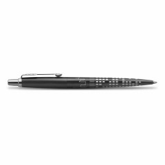 Ручка шариковая PARKER "Jotter New York Black CT", корпус черный лак, детали из нержавеющей стали, синяя, 2187554 Ручка шариковая PARKER "Jotter New York Black CT", корпус черный лак, детали из нержавеющей стали, синяя, 2187554 - фото 3