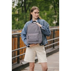 Рюкзак HEIKKI POSITIVE (ХЕЙКИ) универсальный, карман-антивор, "Houndstooth", 42х28х14 см, 273857 - фото 4