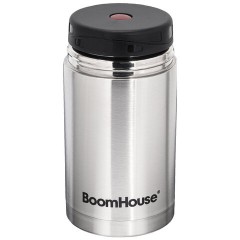 Термос 0,8 л для еды/напитков с широким горлом, BOOMHOUSE (БУМХАУС) WIDE, нержавеющая сталь SUS304, серебристый, 700319 - фото 3