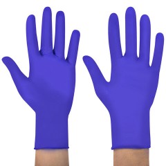 Перчатки нитриловые смотровые SFM Supersoft N135, Германия, 100 пар (200 шт.), размер L (большой), фиолетовые Перчатки нитриловые смотровые SFM Supersoft N135, Германия, 100 пар (200 шт.), размер L (большой), фиолетовые - фото 2