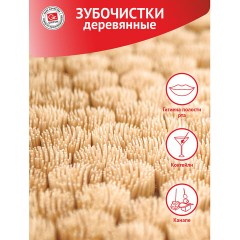 Зубочистки деревянные КОМПЛЕКТ 200 шт., в диспенсере, GRIFON, 400-003 - фото 4