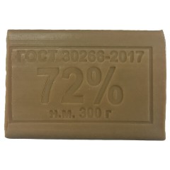 Мыло хозяйственное 72% 300 г (Меридиан), без упаковки, МИНПРОМТОРГ