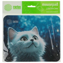 Коврик для мыши CACTUS "White Cat", 220x180x2 мм, CS-MP-P06XS Коврик для мыши CACTUS "White Cat", 220x180x2 мм, CS-MP-P06XS - фото 2