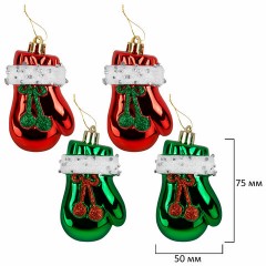 Шары ёлочные НАБОР 132 предмета "Red&Green", красный/зеленый/белый, пластик, ЗОЛОТАЯ СКАЗКА, 592180 Шары ёлочные НАБОР 132 предмета "Red&Green", красный/зеленый/белый, пластик, ЗОЛОТАЯ СКАЗКА, 592180 - фото 3