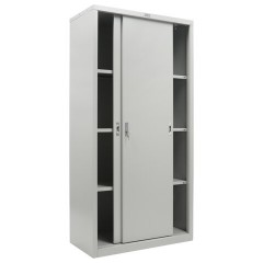 Шкаф металлический офисный купе ПРАКТИК "АМТ-1891", 1830х915х458 мм, 48 кг, 3 полки, разборный, AMТ-1891 - фото 6