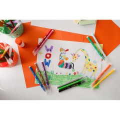Фломастеры BIC "Kid Couleur", 12 цветов, суперсмываемые, вентилируемый колпачок, европодвес, 9202932 Фломастеры BIC "Kid Couleur", 12 цветов, суперсмываемые, вентилируемый колпачок, европодвес, 9202932 - фото 9