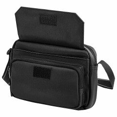Сумка на плечо HEIKKI WALLET (ХЕЙКИ) два отделения, органайзер, черная, 15х20х5 см, 272639 - фото 3