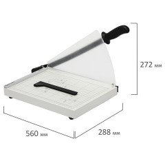 Резак сабельный BRAUBERG KATANA TSM-412, А4, на 12 л., длина реза 340 мм, металлическое основание, защитный экран, 532985 Резак сабельный BRAUBERG KATANA TSM-412, А4, на 12 л., длина реза 340 мм, металлическое основание, защитный экран, 532985 - фото 8