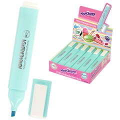 Текстовыделитель ЮНЛАНДИЯ "COLORSTAR PASTEL", БИРЮЗОВЫЙ, линия 1-4 мм, 151713