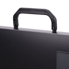 Папка-портфель пластиковая БОЛЬШОГО ФОРМАТА BRAUBERG "ПОРТФОЛИО", А3 (445х310х30 мм), черная, РОССИЯ, 226023 Папка-портфель пластиковая БОЛЬШОГО ФОРМАТА BRAUBERG "ПОРТФОЛИО", А3 (445х310х30 мм), черная, РОССИЯ, 226023 - фото 5