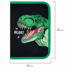 Пенал ПИФАГОР, 1 отделение, 2 откидные планки, полиэстер, 20х14 см, "Dino roar", 272290 Пенал ПИФАГОР, 1 отделение, 2 откидные планки, полиэстер, 20х14 см, "Dino roar", 272290 - фото 7