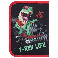 Пенал ПИФАГОР, 1 отделение, 2 откидные планки, полиэстер, 20х14 см, "T-Rex Life", 271513 Пенал ПИФАГОР, 1 отделение, 2 откидные планки, полиэстер, 20х14 см, "T-Rex Life", 271513 - фото 3