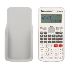 Калькулятор инженерный BRAUBERG SC-880-N, 417 функций, 10+2 разрядов, батарея, БЕЛЫЙ, 250526 - фото 5