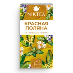 Чай NIKTEA "Красная поляна" зеленый, 25 пакетиков в конвертах по 1,75 г, TALTHA-DP0061 - фото 2