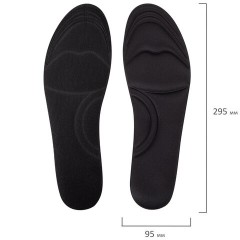 Стельки для обуви с ЭФФЕКТОМ ПАМЯТИ, материал MEMORY FOAM, размер RU 39-44 / EU 40-45, с линиями выреза, SHEGRA (ШЕГРА), 700745 - фото 8