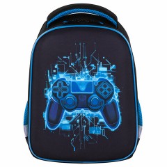 Ранец BRAUBERG KIDS START, 1 отделение, 2 кармана, Digital gamepad, 3D-панель, 35х26х13 см, 273152 Ранец BRAUBERG KIDS START, 1 отделение, 2 кармана, Digital gamepad, 3D-панель, 35х26х13 см, 273152 - фото 2