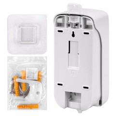 Дозатор для жидкого мыла-пены LAIMA PROFESSIONAL PREMIUM, НАЛИВНОЙ, 1 л, белый, ABS-пластик, 609510 - фото 5