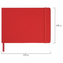 Скетчбук, слоновая кость 140 г/м2 210х148 мм, 80 л., КОЖЗАМ, резинка, BRAUBERG ART CLASSIC, красный, 113197 Скетчбук, слоновая кость 140 г/м2 210х148 мм, 80 л., КОЖЗАМ, резинка, BRAUBERG ART CLASSIC, красный, 113197 - фото 6