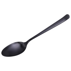 Ложки столовые BLACK, НАБОР 2 шт., на подвесе, нержавеющая сталь, черные, WEGLA (ВЕГЛА), 702272 - фото 4