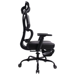 Кресло BRABIX PREMIUM "Venom GM-530", подножка, синхромеханизм, экокожа/сетка, черное/серое, 532951 Кресло BRABIX PREMIUM "Venom GM-530", подножка, синхромеханизм, экокожа/сетка, черное/серое, 532951 - фото 4