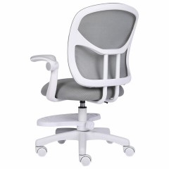 Кресло детское с подставкой для ног BRABIX "Toy MG-205", сетка/ткань TW, серое, 533153 - фото 8