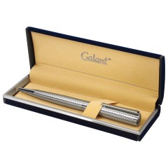 Ручка подарочная шариковая GALANT "ETUDE", корпус серебристый, детали хром, узел 0,7 мм, синяя, 143506 Ручка подарочная шариковая GALANT "ETUDE", корпус серебристый, детали хром, узел 0,7 мм, синяя, 143506 - фото 7