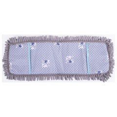 Насадка МОП плоская для швабры/держателя 42 см, карманы, ворсистая микрофибра, LAIMA HOME, 606799 - фото 5