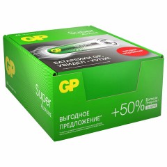 Батарейка GP Super эконом AA/LR6/15A 4шт/уп 15ARS-2SB4/GP24AA21RA-2CRS4 Батарейка GP Super эконом AA/LR6/15A 4шт/уп 15ARS-2SB4/GP24AA21RA-2CRS4 - фото 4