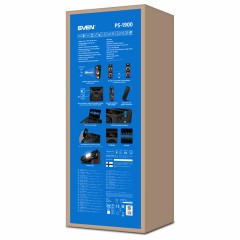 Колонка портативная SVEN PS-1900, 1000 Вт, TWS, Bluetooth, FM, USB, LED-дисплей, черная, SV-022037 Колонка портативная SVEN PS-1900, 1000 Вт, TWS, Bluetooth, FM, USB, LED-дисплей, черная, SV-022037 - фото 16