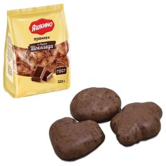 Пряники ЯШКИНО "Шоколадные" мягкие в двойной глазури, 350 г, ЯП901 - фото 3