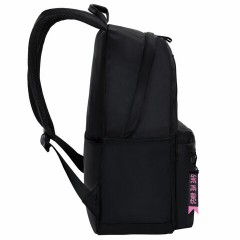 Рюкзак BRAUBERG FASHION CITY универсальный, карман-антивор, Hug me, черный, 44х31х16 см, 272570 Рюкзак BRAUBERG FASHION CITY универсальный, карман-антивор, Hug me, черный, 44х31х16 см, 272570 - фото 4