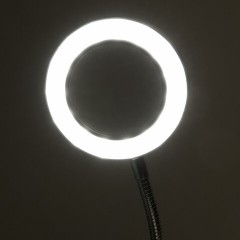 Лупа настольная на прищепке с LED-ПОДСВЕТКОЙ, диаметр 75 мм, увеличение 3, BRAUBERG, 455931 - фото 7