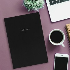 Блокнот БОЛЬШОЙ ФОРМАТ 200х290 мм, А4, 80 л., твердый, клетка, BRAUBERG "Minimal", черный, 116432 Блокнот БОЛЬШОЙ ФОРМАТ 200х290 мм, А4, 80 л., твердый, клетка, BRAUBERG "Minimal", черный, 116432 - фото 6