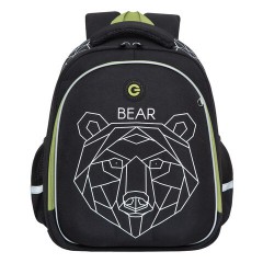 Ранец GRIZZLY анатомическая спинка, c бейджем, для мальчиков, "BEAR", 36х28х20 см, RAz-287-9/1 - фото 2