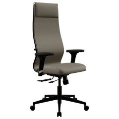 Кресло МЕТТА "ErgoLife" 10 B1-162D, пластик, синхромеханизм, 2D-подлокотники, ткань, бежевое