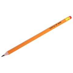 Карандаши чернографитные с ластиком STAFF EVERYDAY BLP-YLW, КОМПЛЕКТ 50 шт., НВ, пластиковые, корпус жёлтый, 181942 Карандаши чернографитные с ластиком STAFF EVERYDAY BLP-YLW, КОМПЛЕКТ 50 шт., НВ, пластиковые, корпус жёлтый, 181942 - фото 4