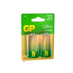 Батарейки КОМПЛЕКТ 2 шт., GP Ultra G-Tech, D (LR20, 13А), алкалиновые, блистер, 13AU-CR2 Батарейки КОМПЛЕКТ 2 шт., GP Ultra G-Tech, D (LR20, 13А), алкалиновые, блистер, 13AU-CR2 - фото 2