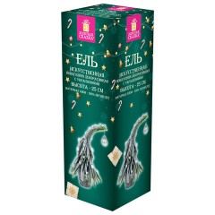 Ель новогодняя искусственная 25 см, "Елка-гном", заснеженная с декором, литой ПЭТ, ЗОЛОТАЯ СКАЗКА, 592515 - фото 7