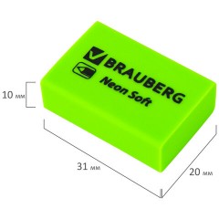 Ластики BRAUBERG NEON SOFT НАБОР 12 штук, размер ластика 31х20х10 мм, экологичный ПВХ, 271339 Ластики BRAUBERG NEON SOFT НАБОР 12 штук, размер ластика 31х20х10 мм, экологичный ПВХ, 271339 - фото 8
