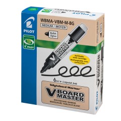 Маркер стираемый для белой доски ЗЕЛЕНЫЙ, PILOT "V-BOARD MASTER", 4 мм, WBMA-VBM-M, WBMA-VBM-M G Маркер стираемый для белой доски ЗЕЛЕНЫЙ, PILOT "V-BOARD MASTER", 4 мм, WBMA-VBM-M, WBMA-VBM-M G - фото 2