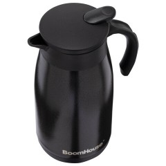 Чайник-термос 1 л, BOOMHOUSE (БУМХАУС) COFFEE BREAK, нержавеющая сталь SUS304, черный, ТЕРМОЧАЙНИК, 700328 - фото 4