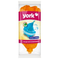 Насадка МОП "ЮБОЧКА" для швабры, еврорезьба, микрофибра, 24 см, 93 г, YORK, 77060 - фото 7