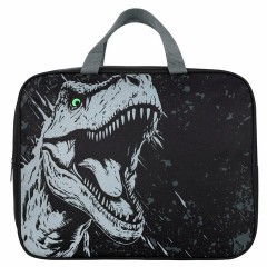 Папка на молнии с ручками BRAUBERG А4, 1 отделение, полиэстер, 80 мм, "Scary dino", 273308 Папка на молнии с ручками BRAUBERG А4, 1 отделение, полиэстер, 80 мм, "Scary dino", 273308 - фото 2