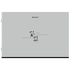 Альбом для рисования А4, 40 листов, скоба, обложка картон, BRAUBERG, 203х288 мм, "МИНИМАЛ" (4 вида), 107116 - фото 4
