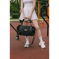 Сумка дорожная HEIKKI EXPAND (ХЕЙКИ), трансформер, багажная лента, черная, 40,5х23х42 см, 273875 - фото 20