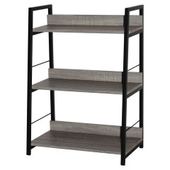 Стеллаж на металлокаркасе BRABIX "LOFT SH-002", 600х350х845 мм, цвет дуб антик, 641232 - фото 4