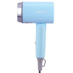 Фен для волос дорожный SONNEN HD-2318, 1500 Вт, складной, 2 температуры, 2 скорости, 454695