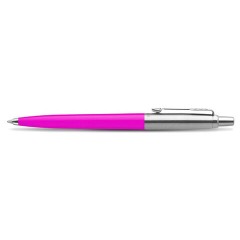 Ручка шариковая PARKER "Jotter Orig Magenta", корпус розовый, нержавеющая сталь, блистер, синяя, 2075996 - фото 4