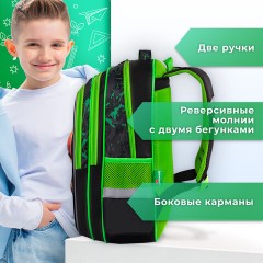 Рюкзак BRAUBERG KIDS FLOSSY, 2 отделения, 3 кармана, "Galaxy Dino", 3D-панель, 40х28х18 см, 273182 Рюкзак BRAUBERG KIDS FLOSSY, 2 отделения, 3 кармана, "Galaxy Dino", 3D-панель, 40х28х18 см, 273182 - фото 16